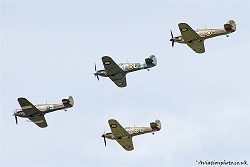 Another view of the The Battle of Britain 75th Anniversary Salute at the Royal International Air Tattoo.